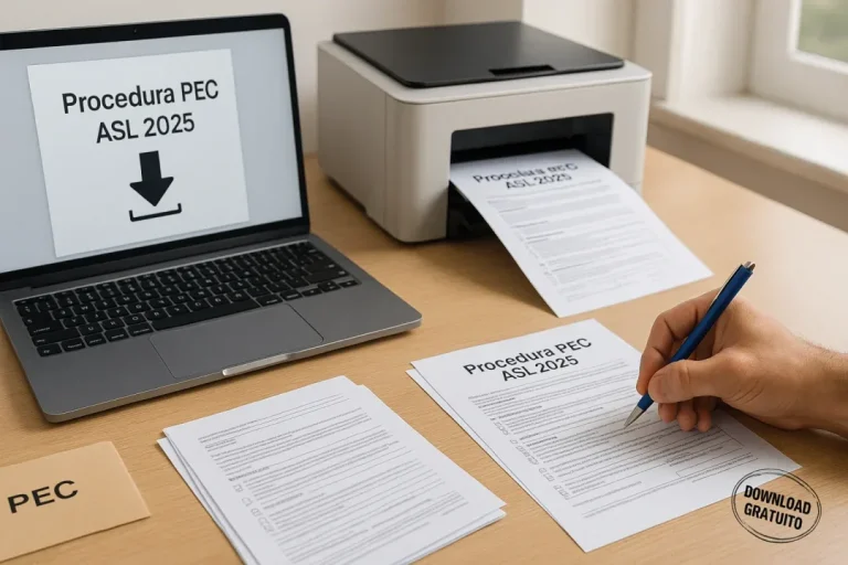 computer dove si vede un cittadino che scarica la procedura PEC ASL 2025 attraverso le risorse gratuite download moduli modelli pdf gratis liberamente scaricabili avvocato diritto salute