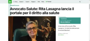 rassegna stampa ANSA,it press release AvvocatoSalute,it
