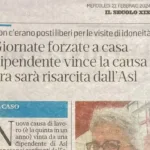 Secolo XIX rassegna stampa dicono di noi avvocato salute causa vinta tribunale savona ASL2