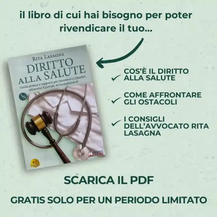 ebook gratuito Diritto alla Salute Rita Lasagna AvvocatoSalute download