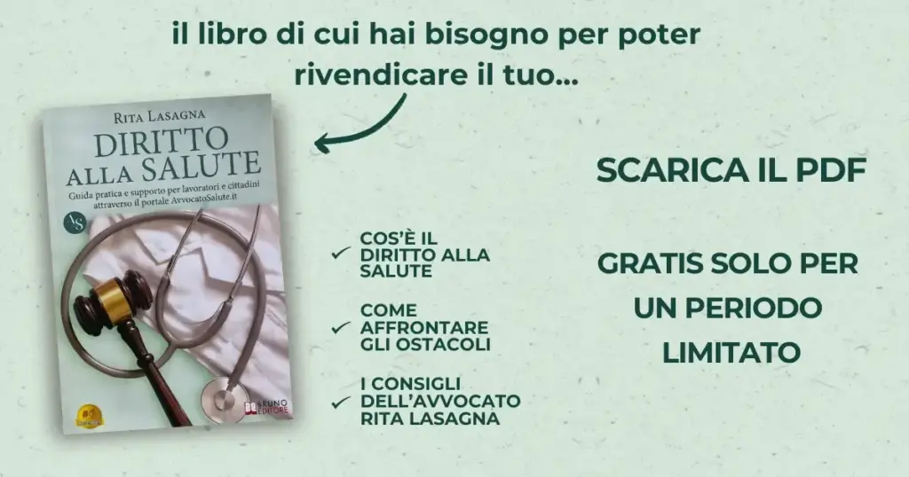 ebook gratuito Diritto alla Salute Rita Lasagna AvvocatoSalute download