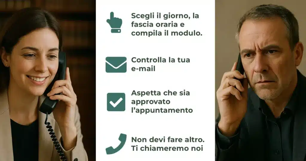 Chiamata informativa gratuita e senza impegno