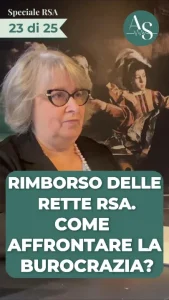 Come affrontare la burocrazia per il rimborso delle rette RSA