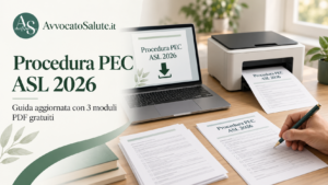 Procedura PEC ASL aggiornata al Piano nazionale liste d’attesa 2026-2028: scarica tre moduli PDF gratuiti da compilare e inviare all’ASL. Guida e spiegazione dei tre passi.